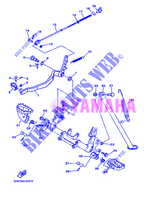 STANDAARD / VOETSTEUN voor Yamaha TT-R230 2006