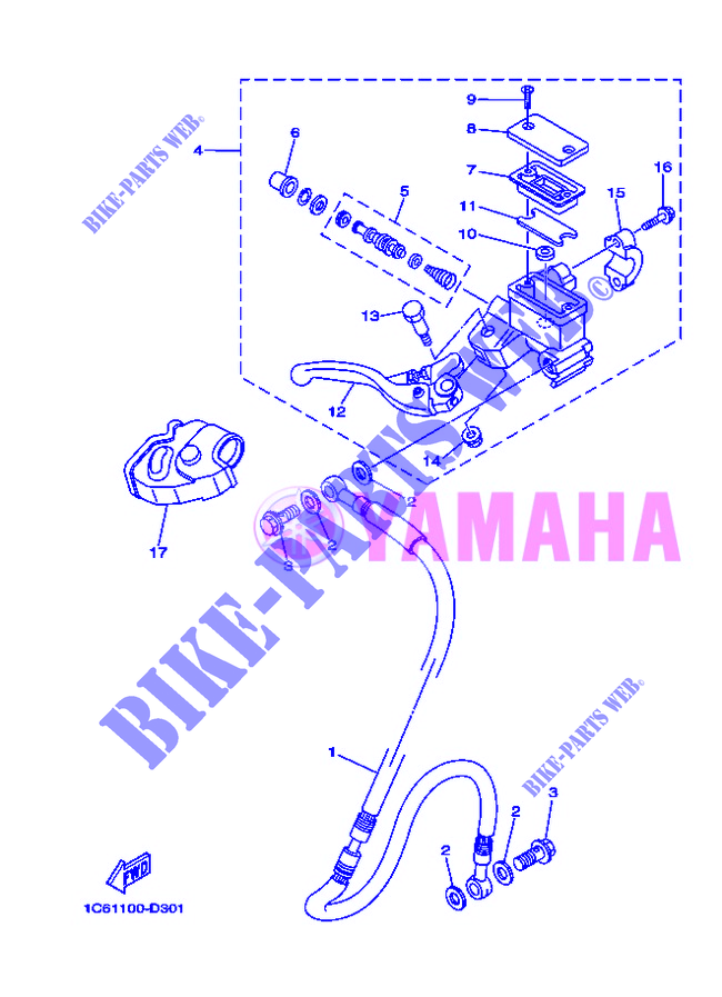 REMPOMP VOOR voor Yamaha TT-R230 2006