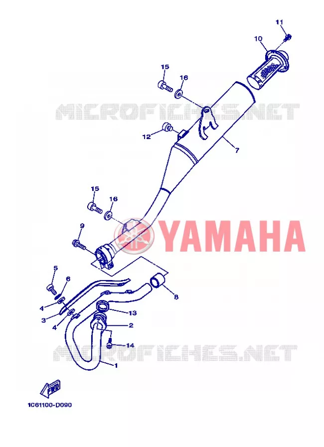 UITLAAT Yamaha MOTO 230 2006 TTR  TT-R230 TTR230V