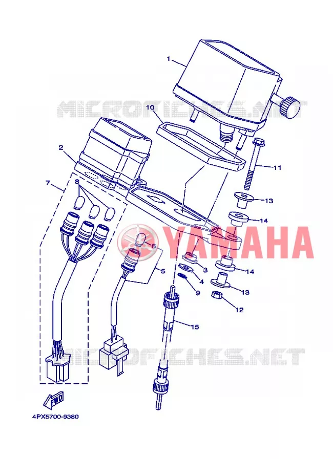 TELLERSET Yamaha MOTO 250 2008 TTR  TT250R