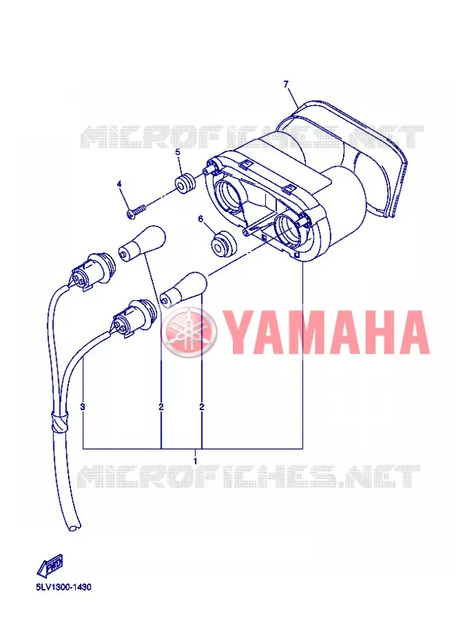 ACHTERLICHT Yamaha MOTO 1000 2005 FAZER  FZS1000 FZS1000T FZ1