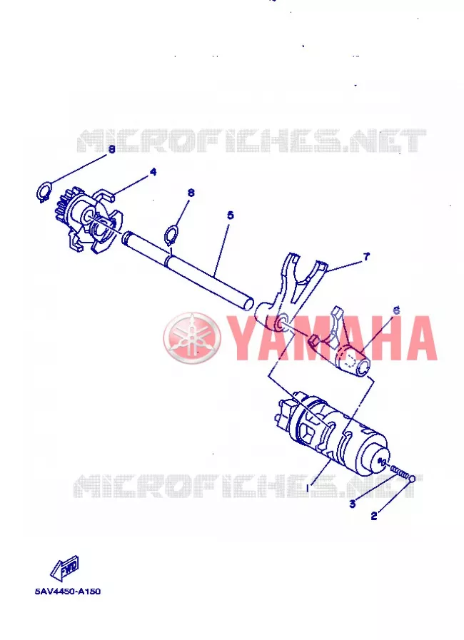 SCHAKELWALS Yamaha MOTO 105 2004 Autres modeles  T105SE