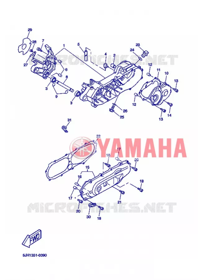 CARTERDELEN Yamaha SCOOTER 50 2004 SLIDER  EW50N SLIDER