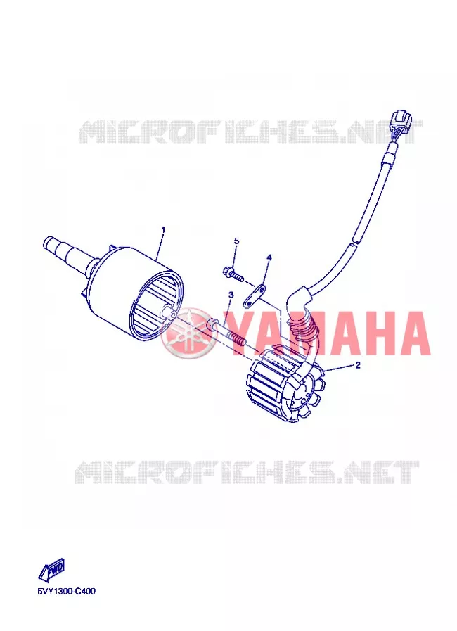 DYNAMO Yamaha MOTO 1000 2008 R1  YZF-R1 R1