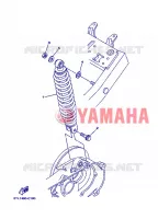 ACHTERBRUG / SCHOKBREKER voor Yamaha AL115C MIO 2007