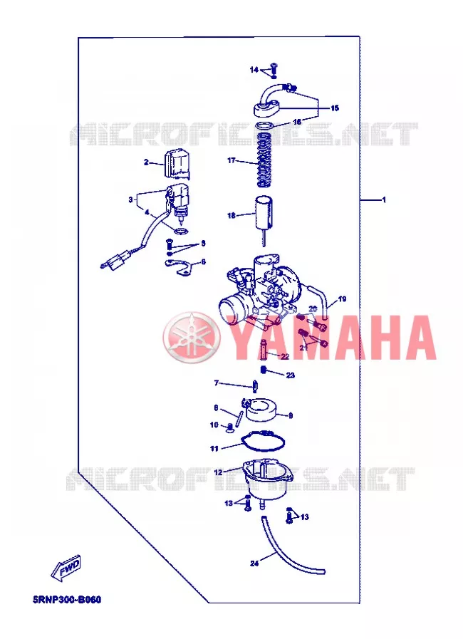CARBURATEUR  Yamaha SCOOTER 50 2004 JOG  CS50Z