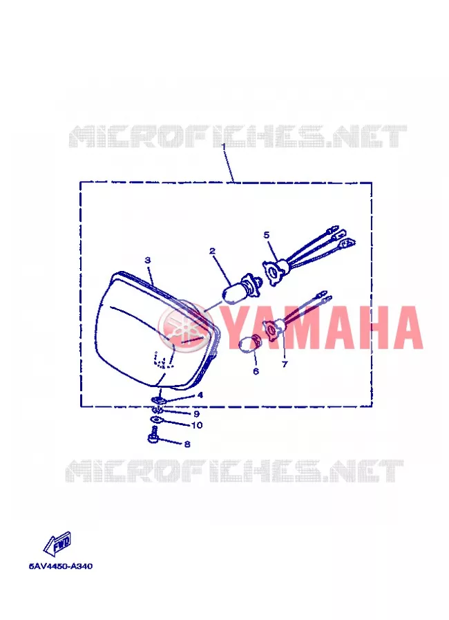 KOPLAMP Yamaha SCOOTER 105 2004 CRYPTON  T105E