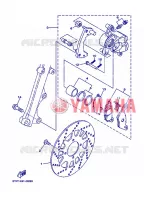 REMKLAUW VOOR voor Yamaha CRYPTON 135 X 2007