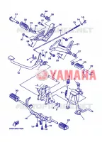 STANDAARD / VOETSTEUN voor Yamaha CRYPTON 135 X 2007