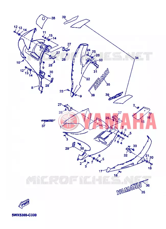 KUIP 2 Yamaha MOTO 50 2004 TZR  TZR50