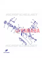 NOKKENAS / KETTING voor Yamaha YBR125E 2006
