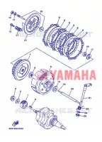 STARTMOTOR KOPPELINGS voor Yamaha YBR125E 2006