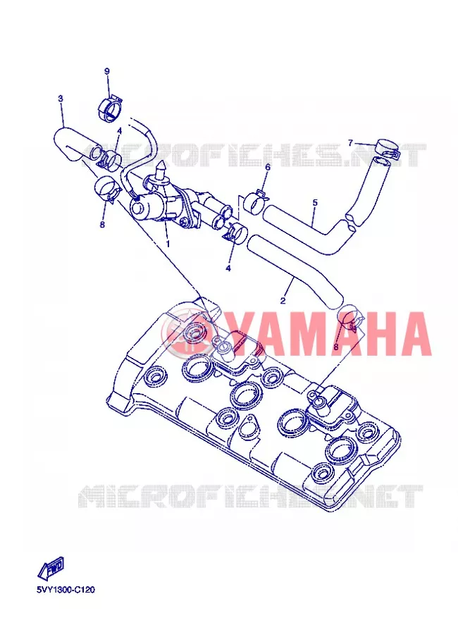AIR INDUCTION SYSTEM AIS Yamaha MOTO 1000 2005 R1  YZF-R1 R1