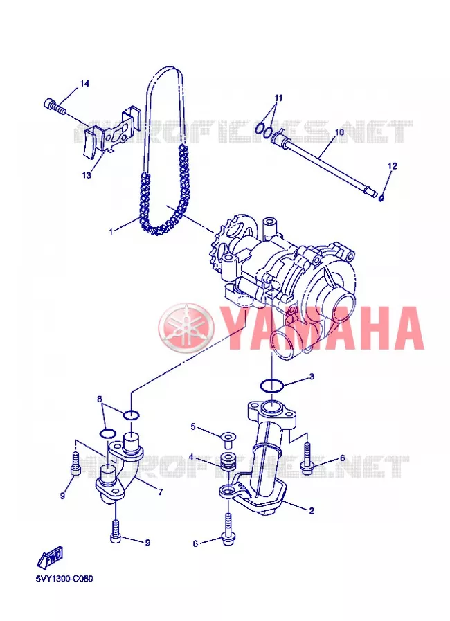 OLIEPOMP Yamaha MOTO 1000 2006 R1  YZF-R1