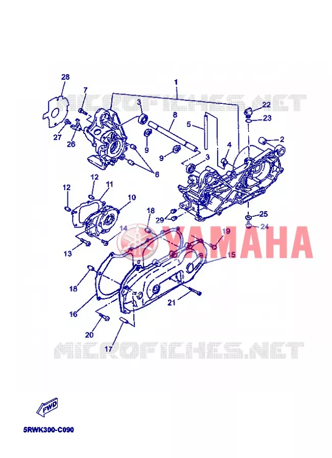 CARTERDELEN Yamaha SCOOTER 50 2004 MACH  CS50Z MACH G LIQUIDE
