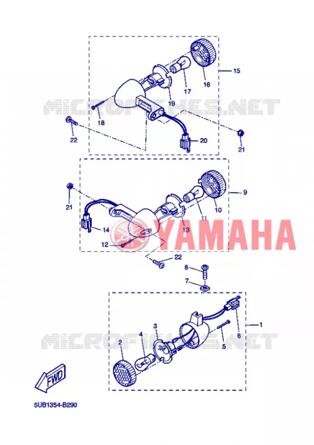 KNIPPERLICHT Yamaha SCOOTER 50 2005 FLIPPER  YH50 FLIPPER