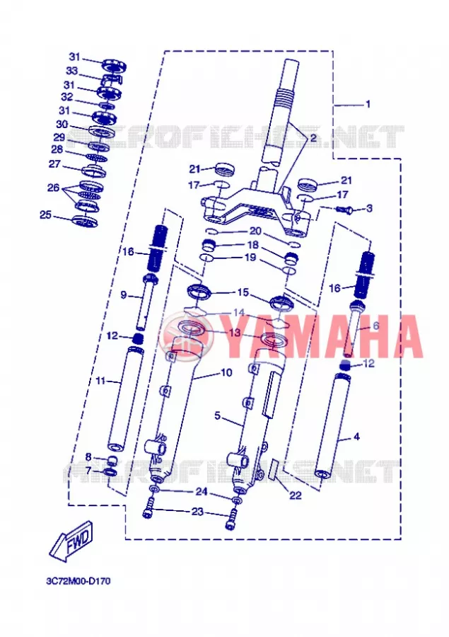 VOORVORK Yamaha SCOOTER 50 2005 STUNT  EW50 STUNT NAKED