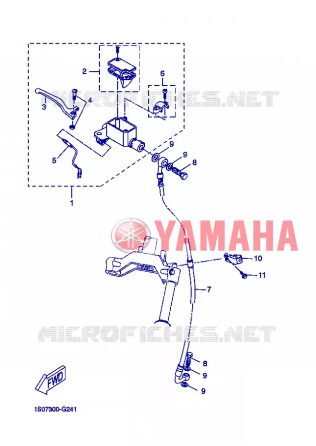 REMPOMP VOOR Yamaha SCOOTER 50 2006 STUNT NAKED  EW50N STUNT NAKED