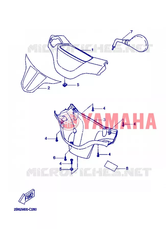 KAP 1 Yamaha SCOOTER 50 2004 BOOSTER  CW50L