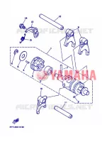 SCHAKELWALS voor Yamaha DT125 2008