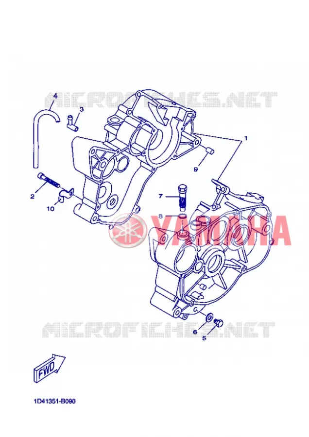 CARTERDELEN Yamaha MOTO 50 2008 X-LIMIT  DT50RSM