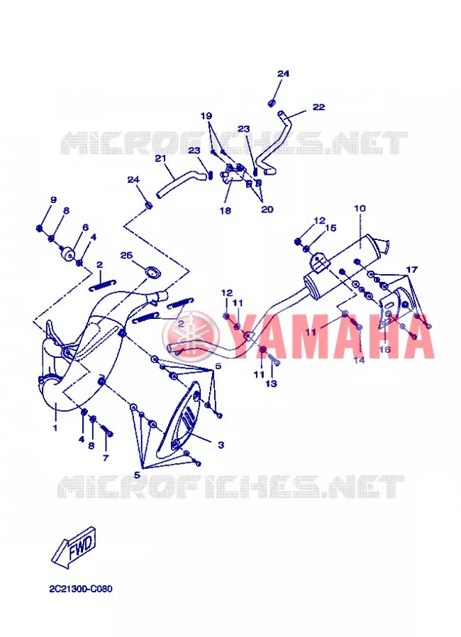 UITLAAT Yamaha MOTO 50 2008 X-LIMIT  DT50RSM