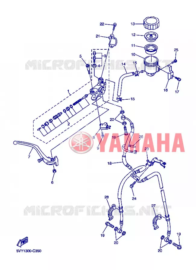 REMPOMP VOOR Yamaha MOTO 1000 2004 R1  YZF-R1 YZF-R1S R1