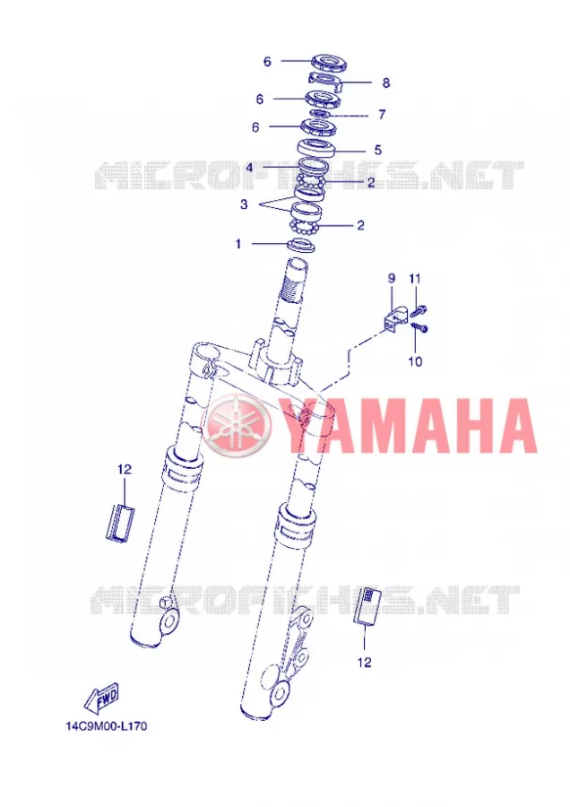 STUUR Yamaha SCOOTER 50 2007 BOOSTER  CW50L