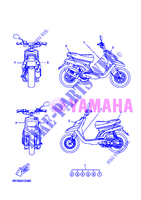 STICKER voor Yamaha BOOSTER NAKED 2008
