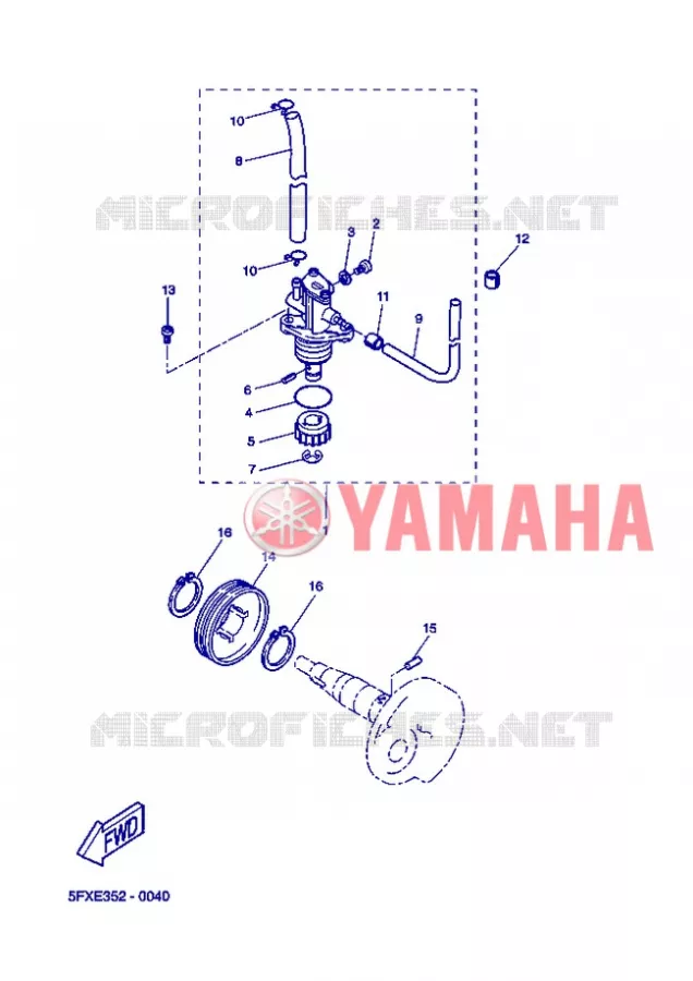 OLIEPOMP Yamaha SCOOTER 50 2004 ROCKET  CW50RSP POWER ROCKET