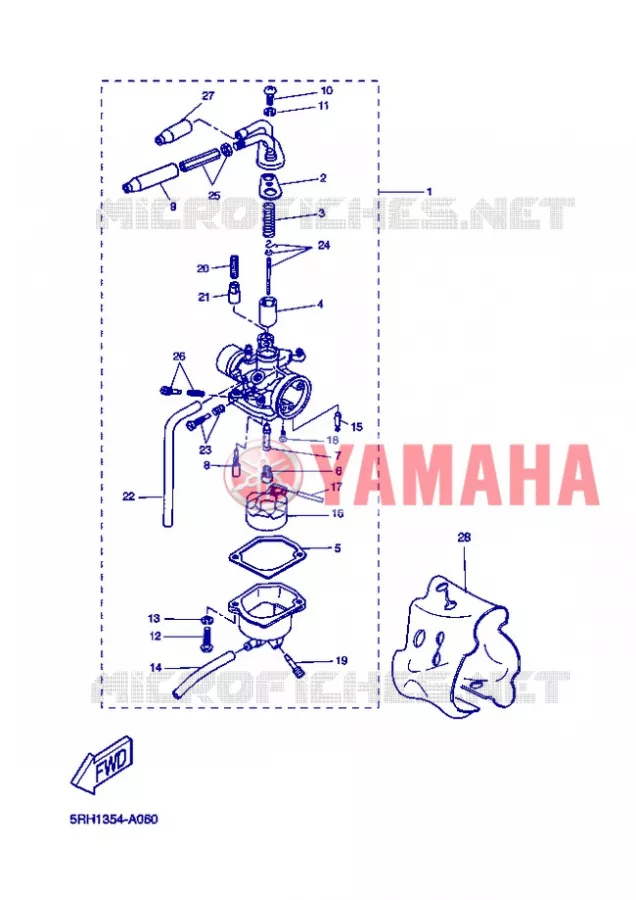 CARBURATEUR  Yamaha SCOOTER 50 2006 ROCKET  CW50RSP POWER ROCKET