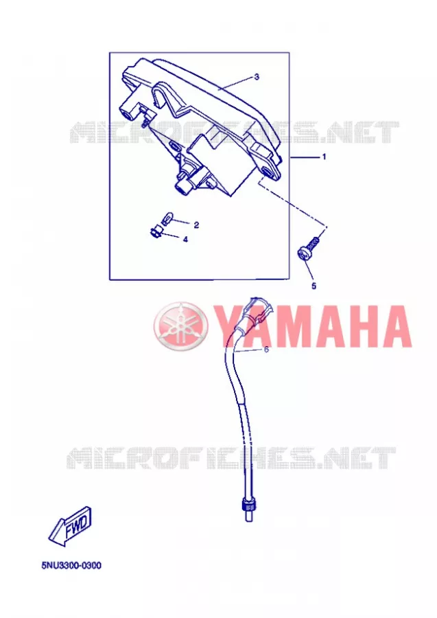 TELLERSET Yamaha SCOOTER 50 2006 ROCKET  CW50RSP POWER ROCKET