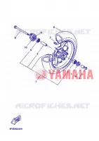 VOORWIEL voor Yamaha CW50RS 2005