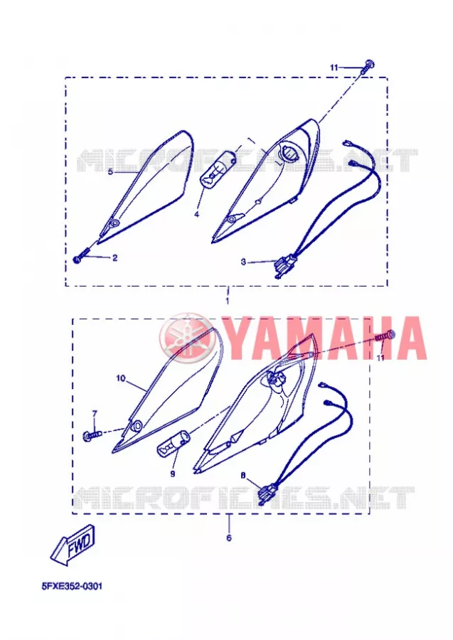 KNIPPERLICHT Yamaha SCOOTER 50 2005 NEXT GENERATION  CW50RS NEXT GEN