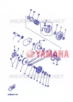 STARTMOTOR KOPPELINGS voor Yamaha YQ50L  2008
