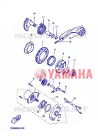 STARTMOTOR voor Yamaha YQ50L  2008