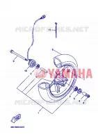 VOORWIEL voor Yamaha YQ50L  2008