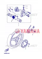 REMKLAUW VOOR voor Yamaha FLIPPER LIGHT 2004