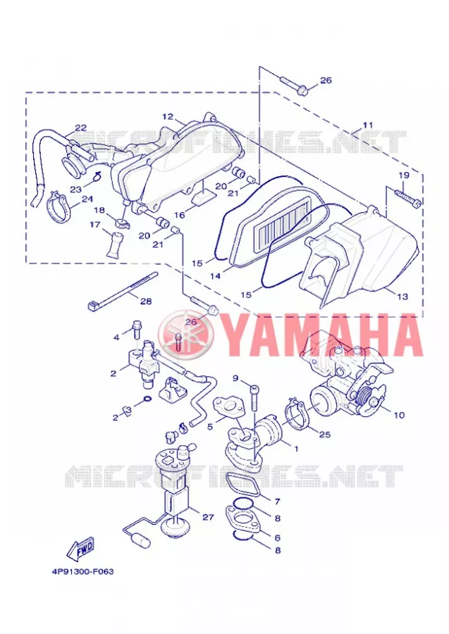 INLAAT Yamaha SCOOTER 125 2007 FLAME X  XC125 FLAME  X