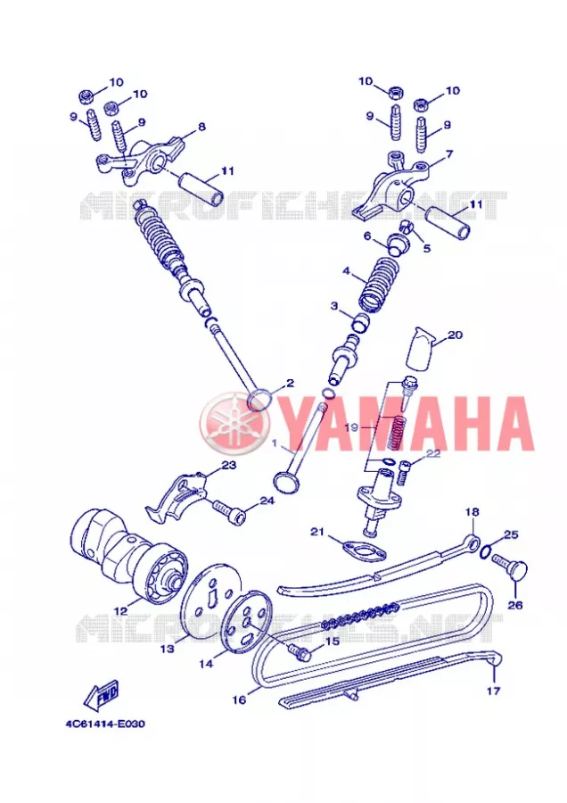 KLEPPEN Yamaha SCOOTER 125 2008 FLAME X  XC125 FLAME  X