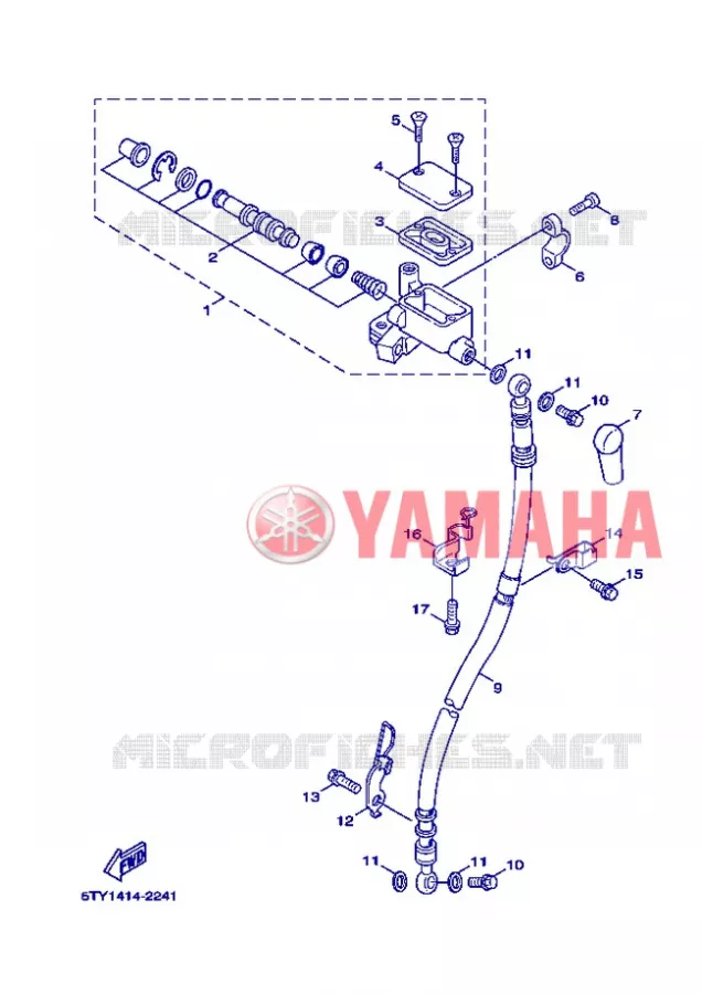 REMPOMP VOOR Yamaha SCOOTER 125 2005 FLAME X  XC125 FLAME  X