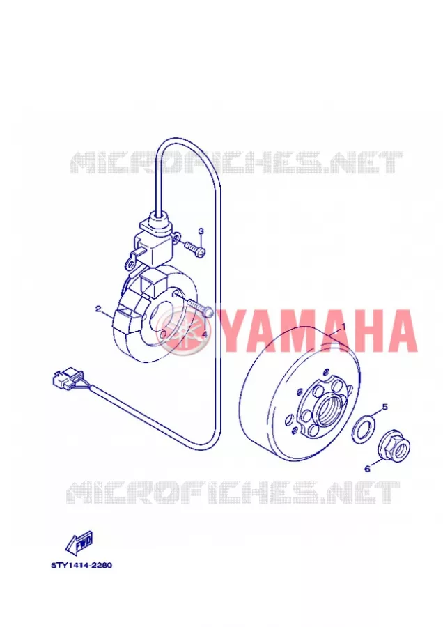 DYNAMO Yamaha SCOOTER 125 2005 FLAME X  XC125 FLAME  X