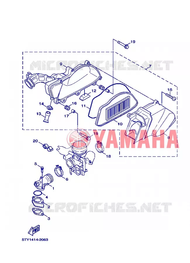 INLAAT Yamaha SCOOTER 125 2005 FLAME X  XC125 FLAME  X