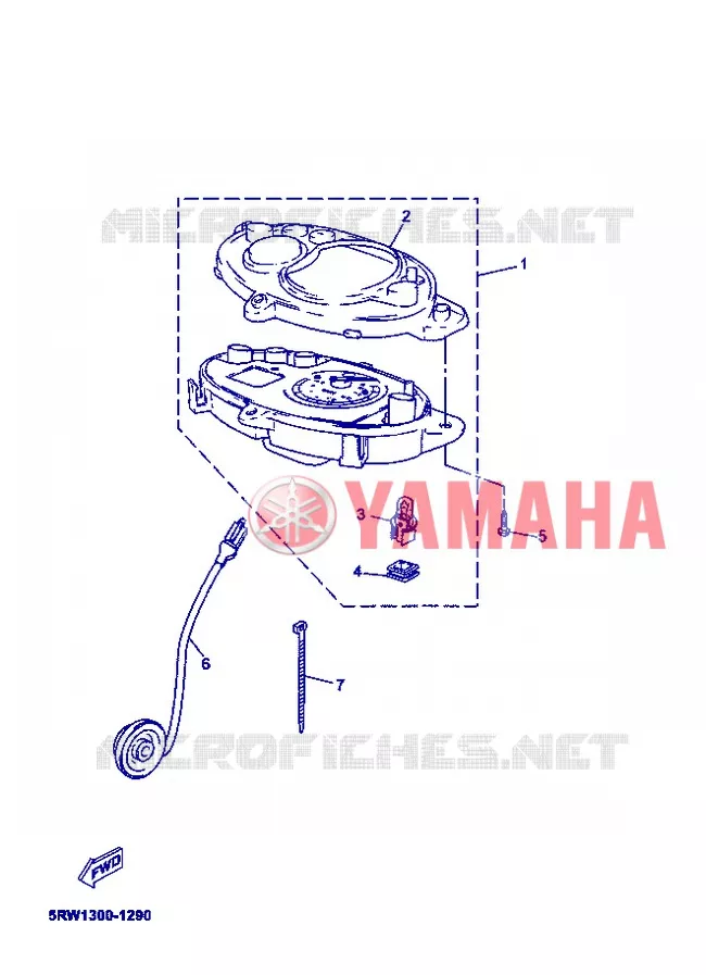 TELLERSET Yamaha SCOOTER 50 2008 MACH G  CS50Z