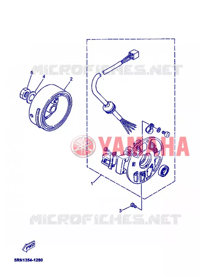 DYNAMO Yamaha SCOOTER 50 2008 MACH G  CS50