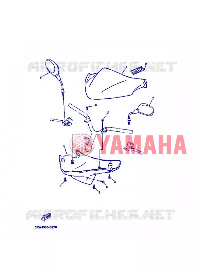 KAP 1 Yamaha SCOOTER 50 2008 MACH G  CS50