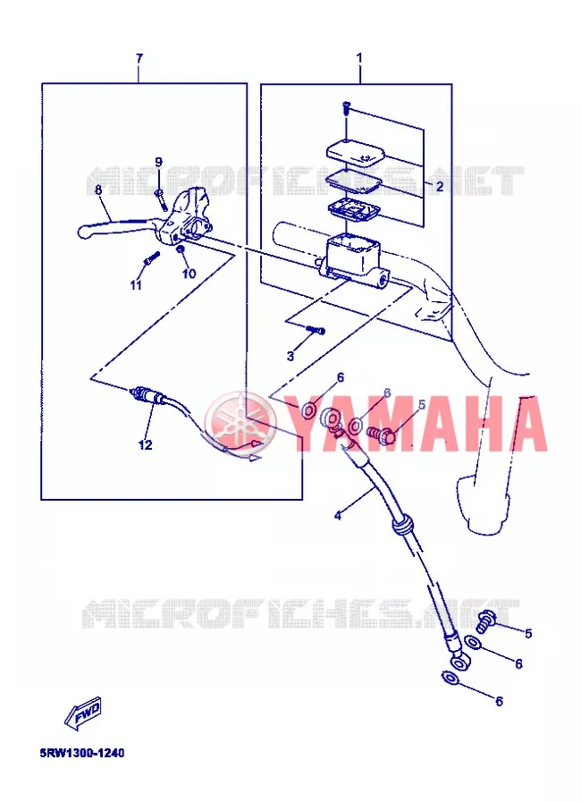 REMPOMP VOOR Yamaha SCOOTER 50 2005 JOG  CS50Z JOGRR