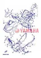 BEENSCHERM voor Yamaha YP125E 2007