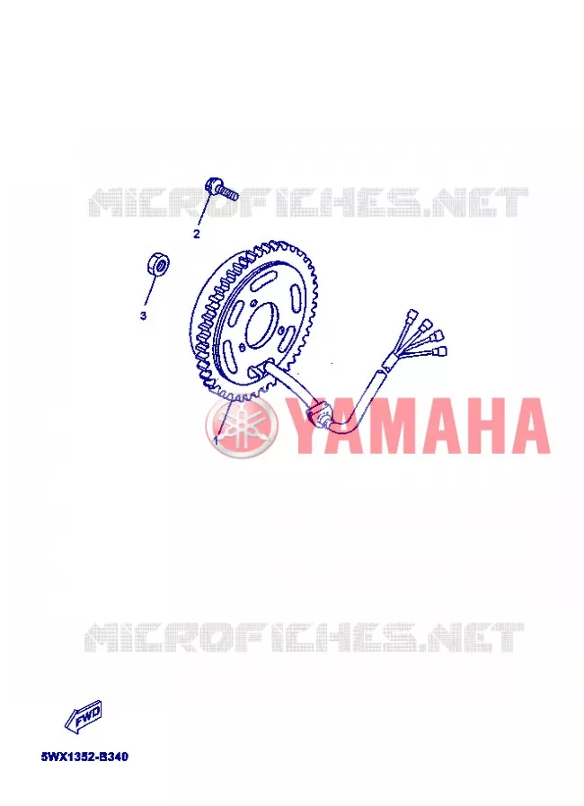 DYNAMO Yamaha MOTO 50 2004 XPOWER  TZR50 X-POWER