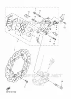 REMKLAUW VOOR voor Yamaha WR250X 2009